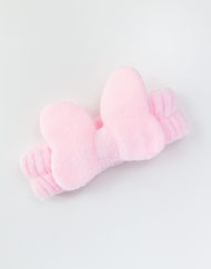 Bandeau nettoyant visage à nœud doux