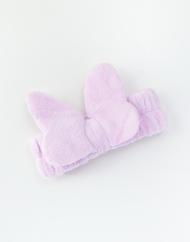 Bandeau nettoyant visage à nœud doux