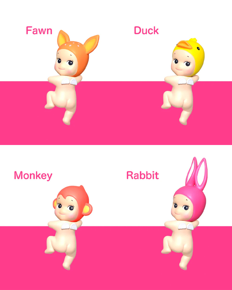 Mini figurine Sonny Angel® HIPPERS Série « Regard en arrière »