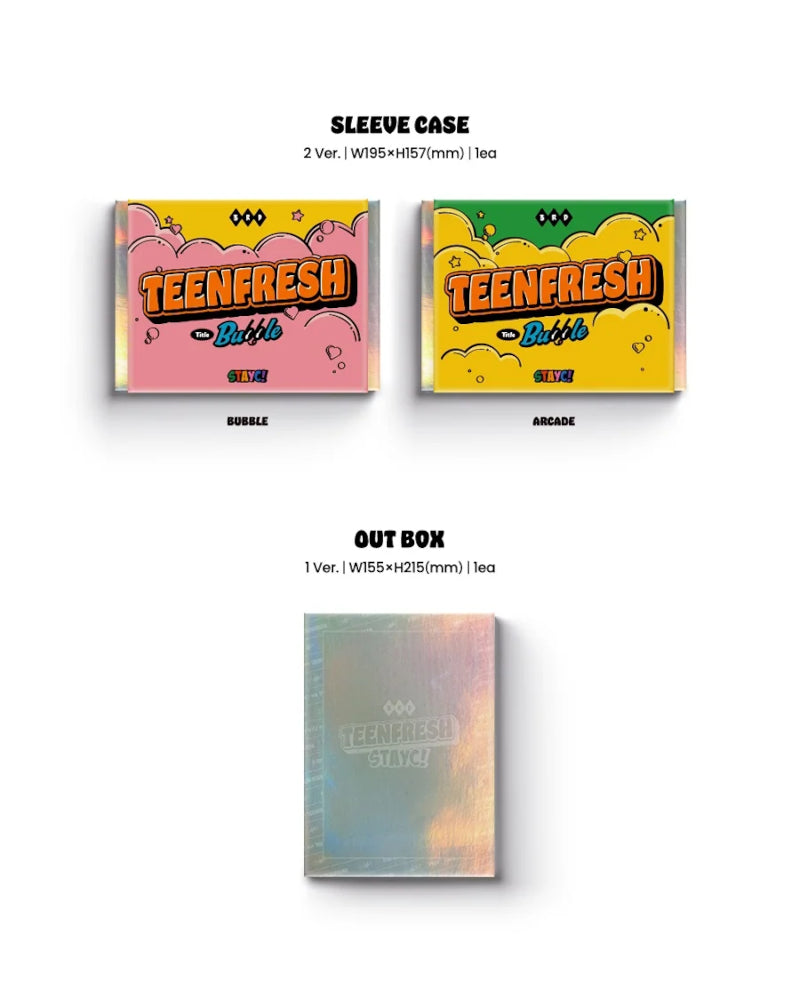 STAYC - 3E MINI ALBUM [TEENFRESH] (2 versions)