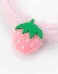 Strawberry Bunny Plush Headband