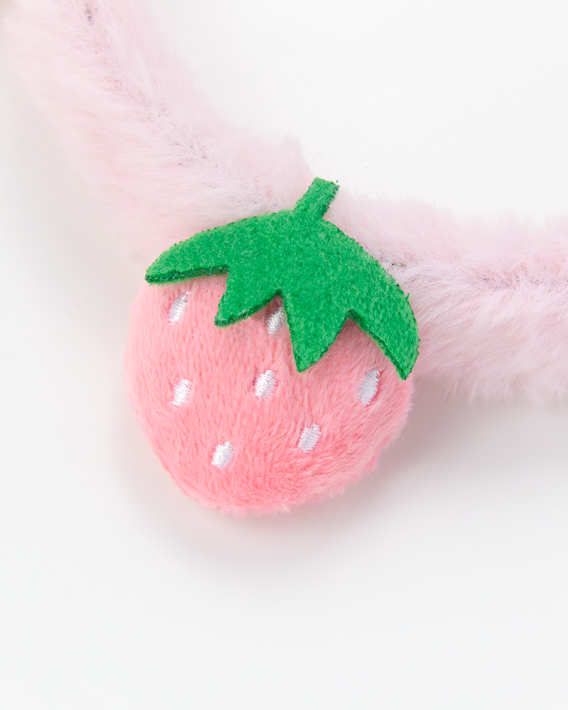 Strawberry Bunny Plush Headband