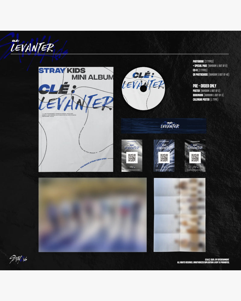 STRAY KIDS - CLE : LEVANTER (Mini Album) Standard Edition (2 Versions)