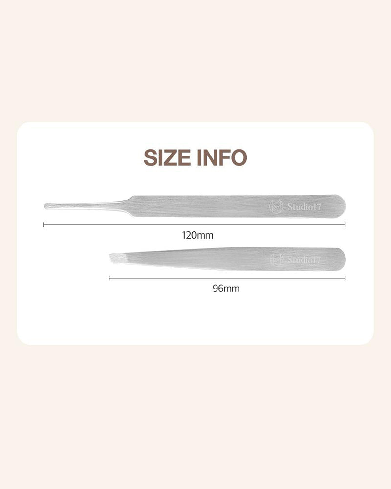 Studio 17 Makeup Tweezer Duo