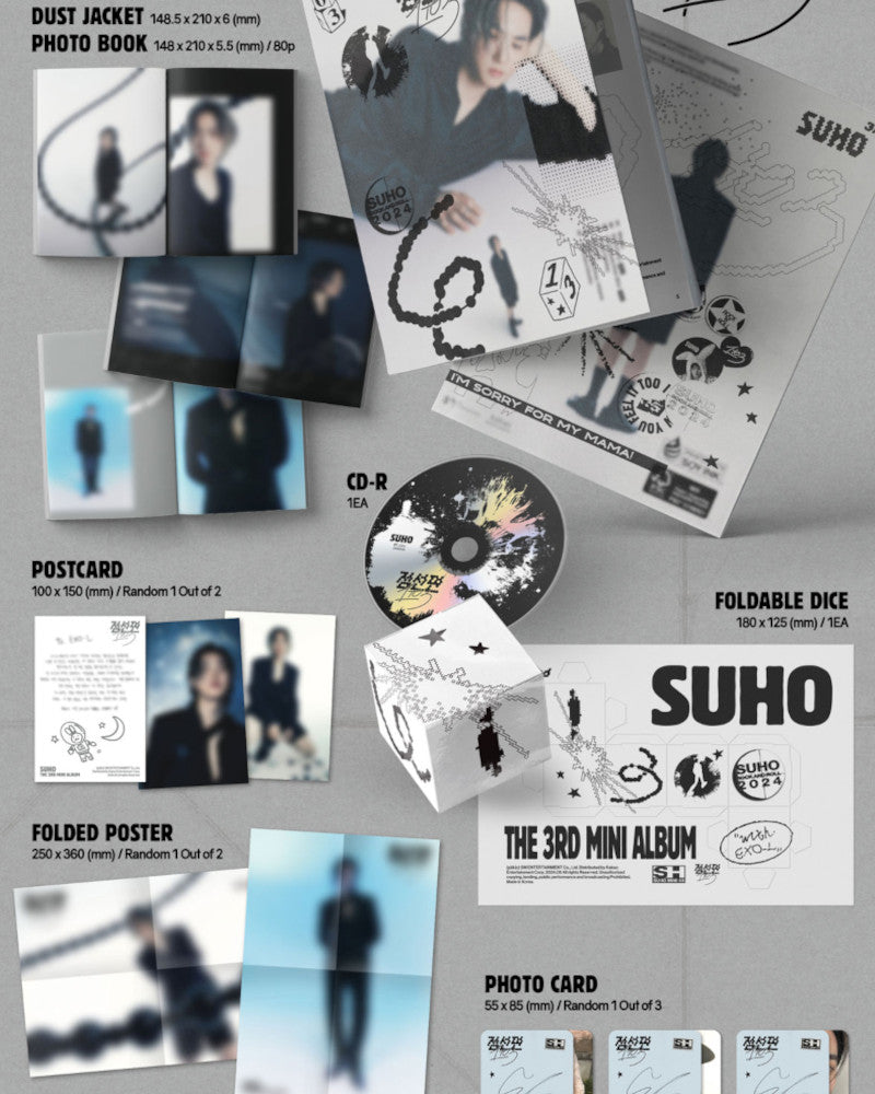 SUHO (EXO) - 3ÈME MINI ALBUM [1 à 3] (ver. point d'exclamation)
