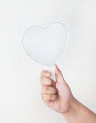 SUKOSHI Love Yourself Heart Mirror
