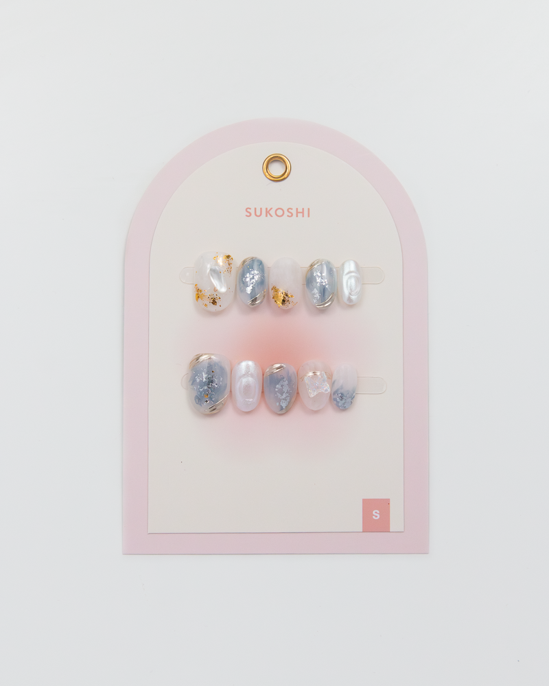 SUKOSHI Handmade Press-On Nails Fairy Dust