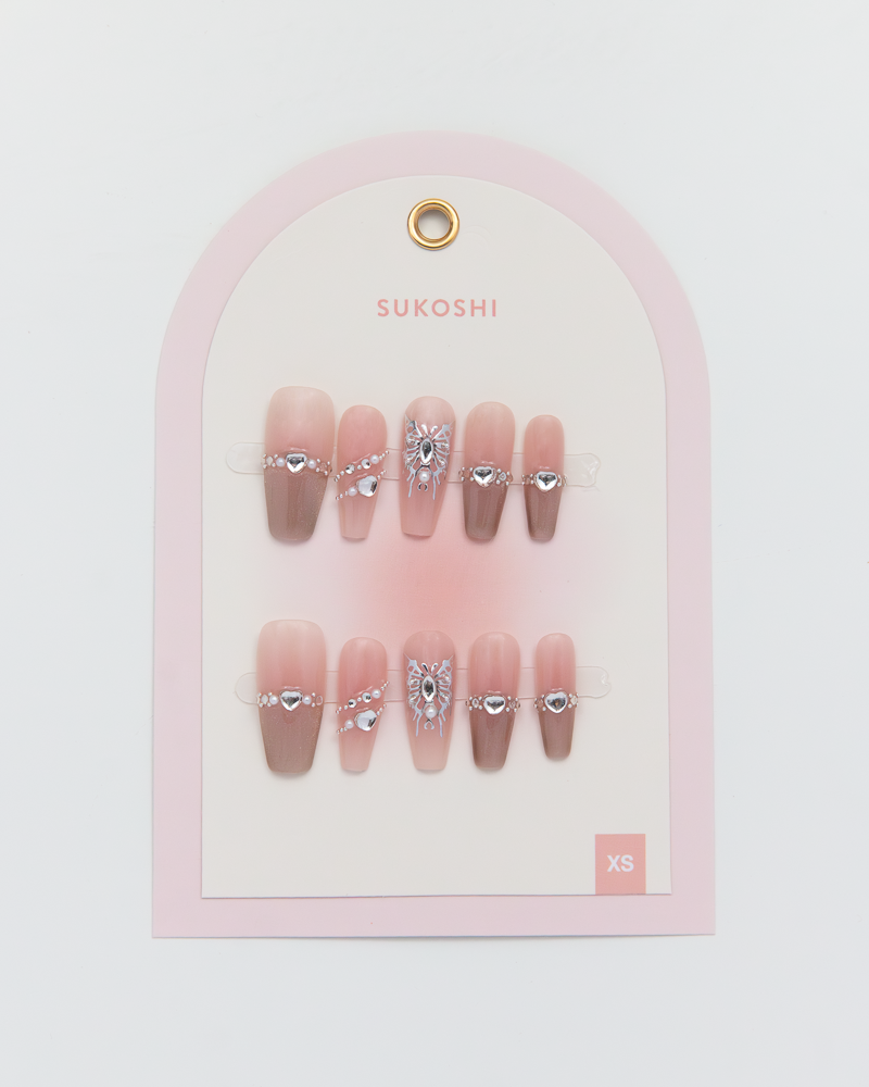 SUKOSHI Handmade Press-On Nails Sugar Glaze