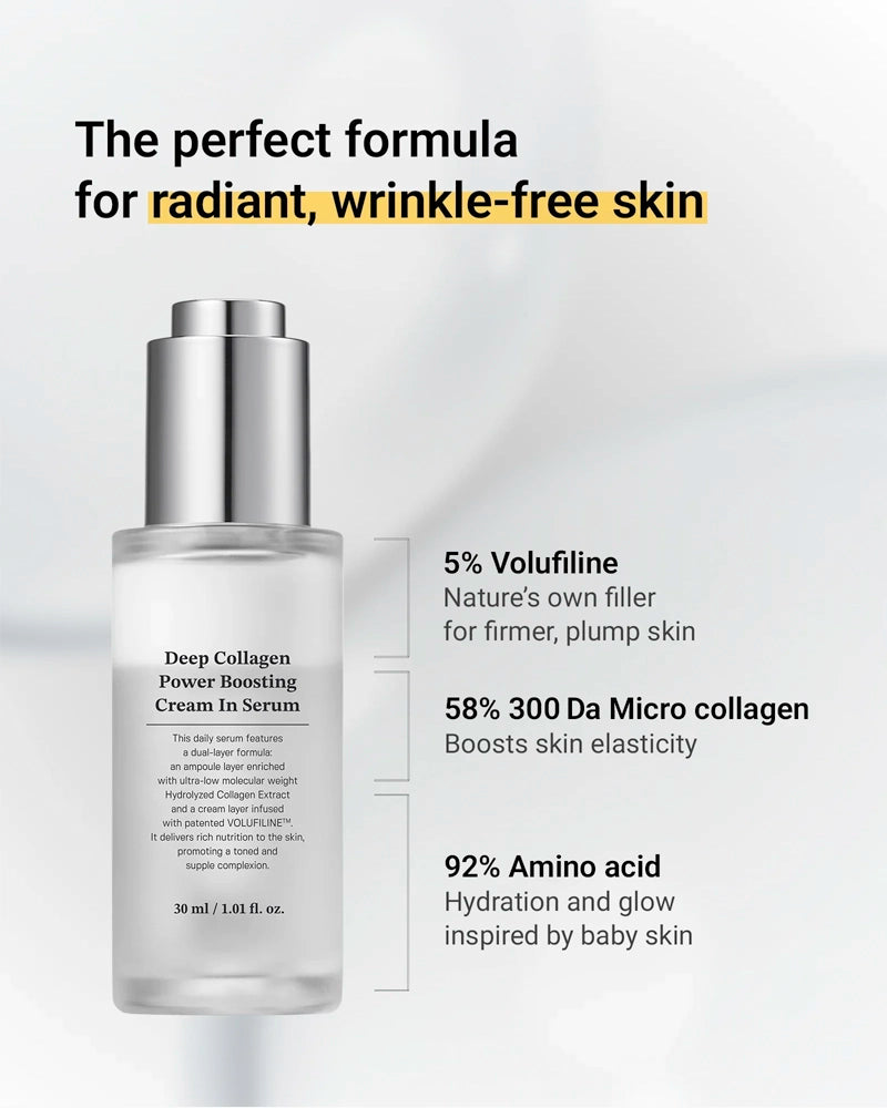 Sungboon Editor Deep Collagen Power Boosting Cream In Serum