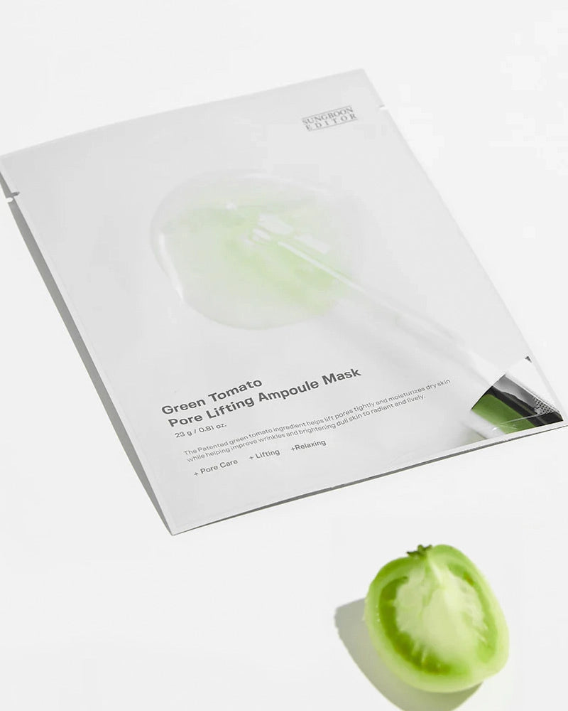 Sungboon Editor Green Tomato Pore Lifting Ampoule Mask