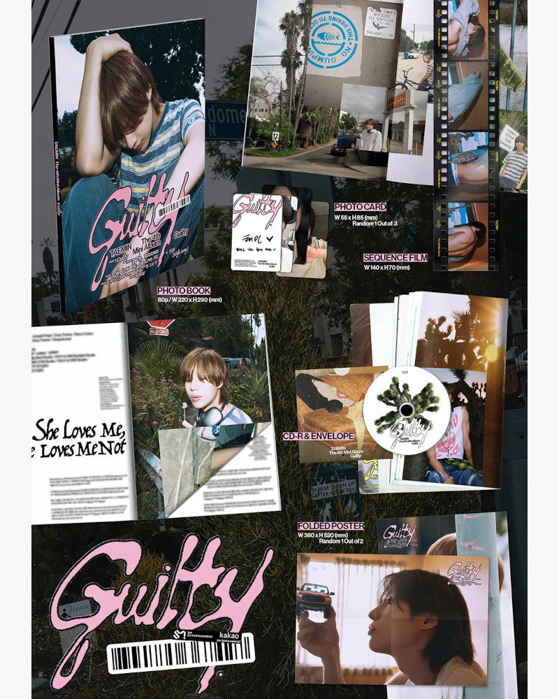 TAEMIN (SHINee) - 4E MINI ALBUM [Guilty] (Version livre photo) (2 versions)