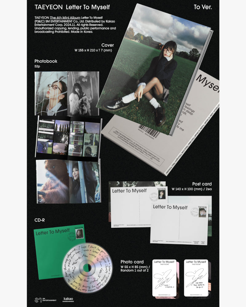 TAEYEON - 6ème Mini Album [Lettre à moi-même] (Version à venir)