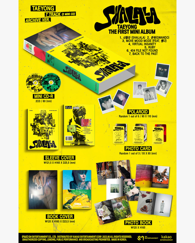 TAEYONG (NCT) - 1er mini album [SHALALA] Archive Ver.