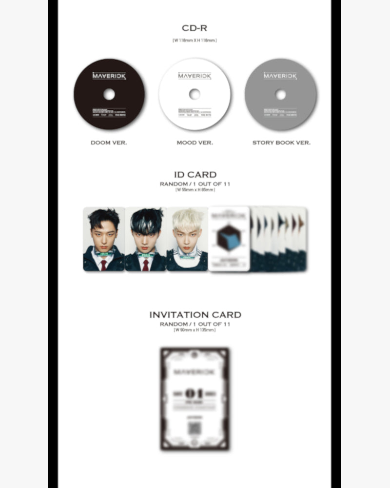 THE BOYZ - 3e album single [MAVERICK] (3 versions)