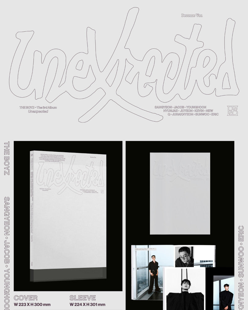 THE BOYZ - The 3rd Album 'Unexpected' (Photobook Ver.) (3 Versions)