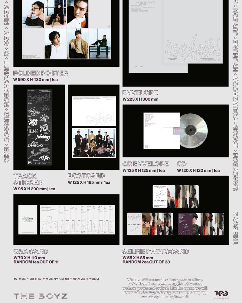 THE BOYZ - The 3rd Album 'Unexpected' (Photobook Ver.) (3 Versions)