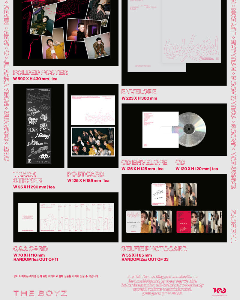 THE BOYZ - The 3rd Album 'Unexpected' (Photobook Ver.) (3 Versions)