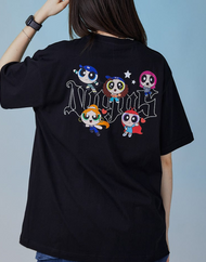 THE POWERPUFF GIRLS x NJ T-SHIRT (BLACK)