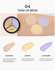 the SAEM Cover Perfection Triple Pot Concealer