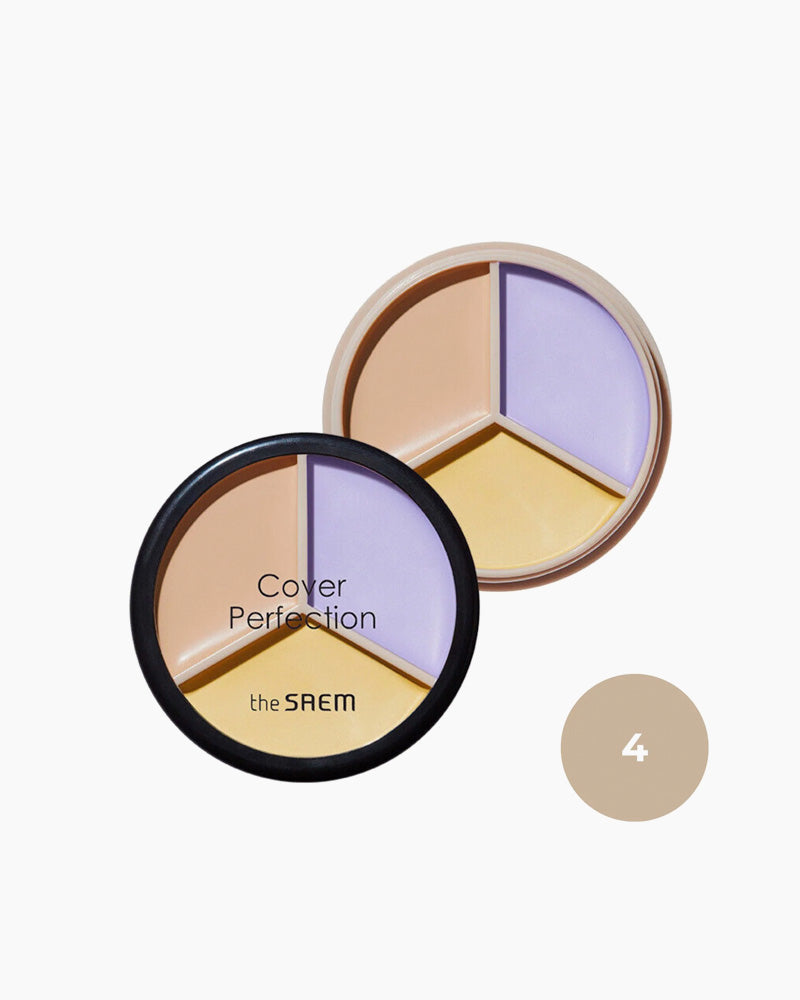 the SAEM Cover Perfection Triple Pot Concealer
