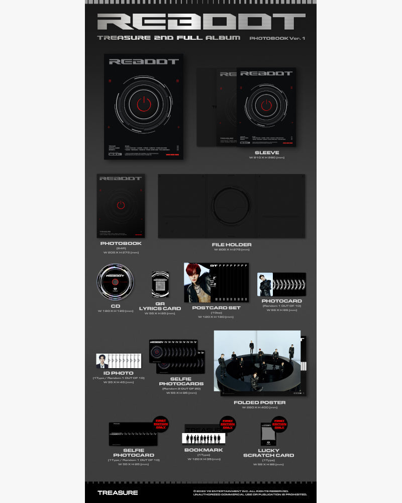 TREASURE - 2E ALBUM COMPLET [REBOOT] (Version livre photo) (3 versions)