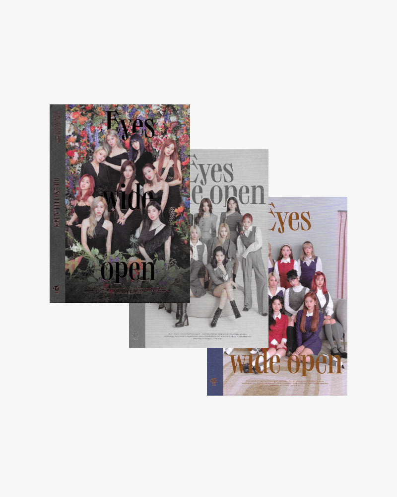 TWICE - 2nd Album [EYES WIDE OPEN] (3 Versions)
