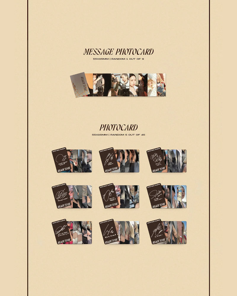 TWICE - READY TO BE (12E MINI ALBUM) (3 Versions)