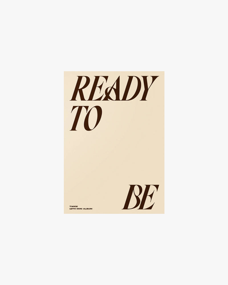 TWICE - READY TO BE (12E MINI ALBUM) (3 Versions)