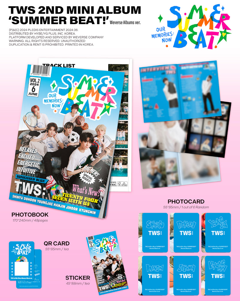 TWS - 2ÈME MINI ALBUM [SUMMER BEAT!] (Weverse Ver.)