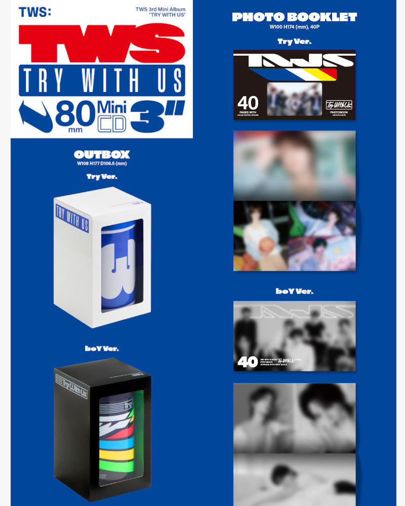 TWS - 3ème mini album 'TRY WITH US' (2 versions)