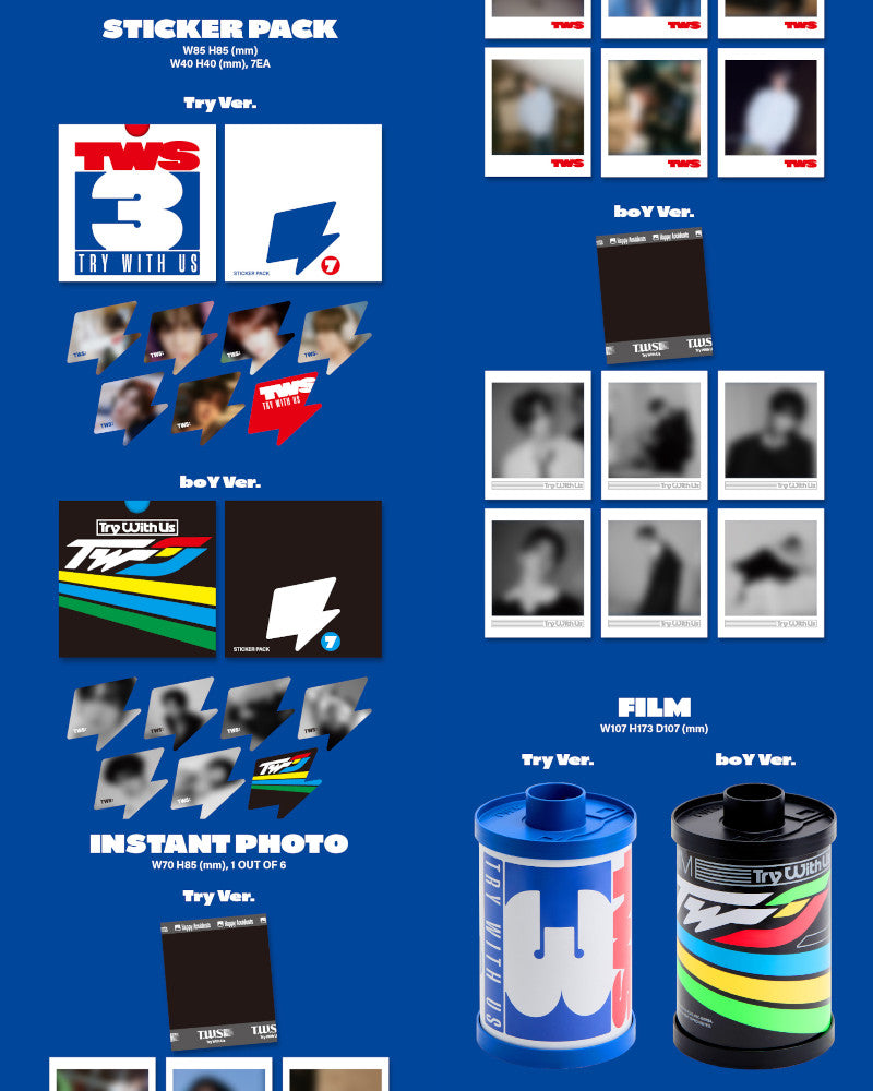 TWS - 3ème mini album 'TRY WITH US' (2 versions)