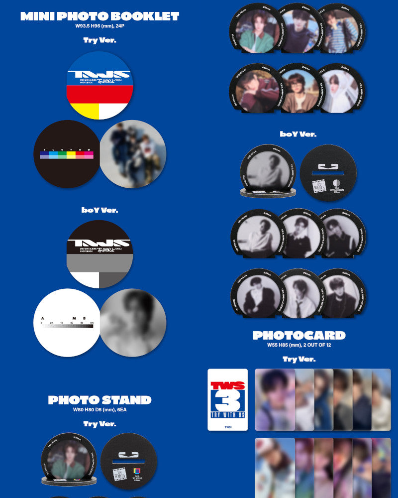 TWS - 3ème mini album 'TRY WITH US' (2 versions)