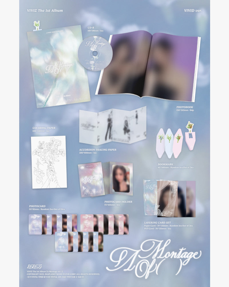 VIVIZ - The 1st Album ‘A Montage of ( )’ (2 Versions)