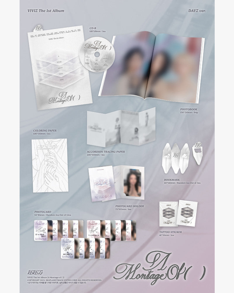 VIVIZ - The 1st Album ‘A Montage of ( )’ (2 Versions)