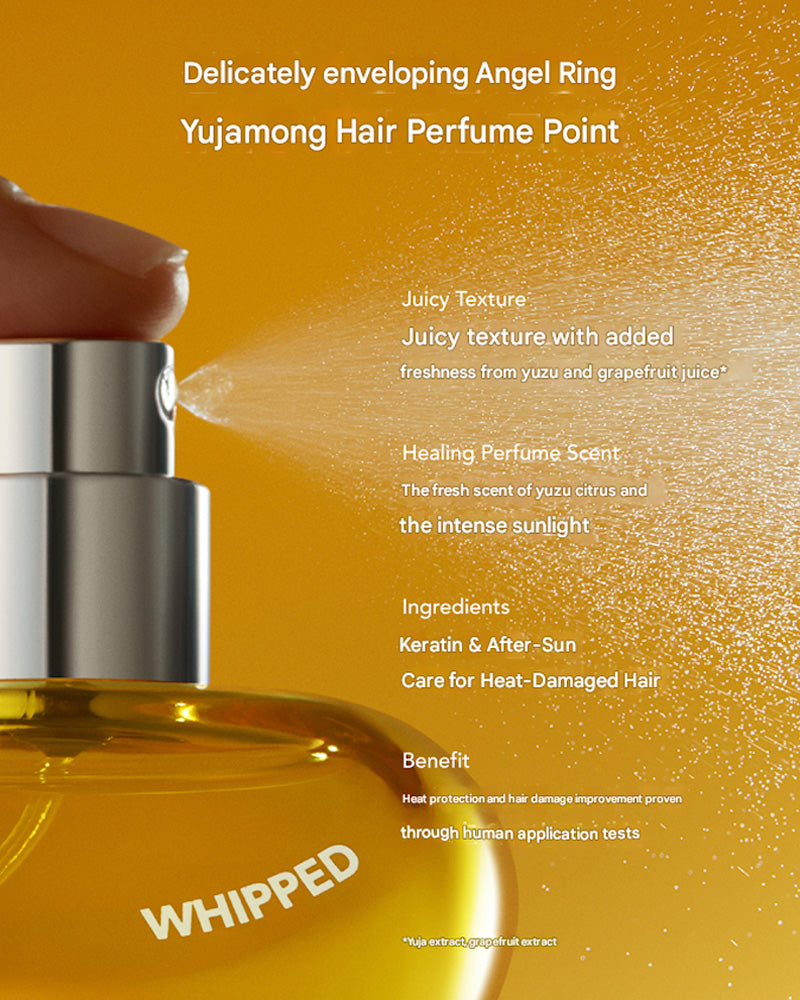 WHIPPED Yujamong Juicy Hair Perfume & Keyring Set