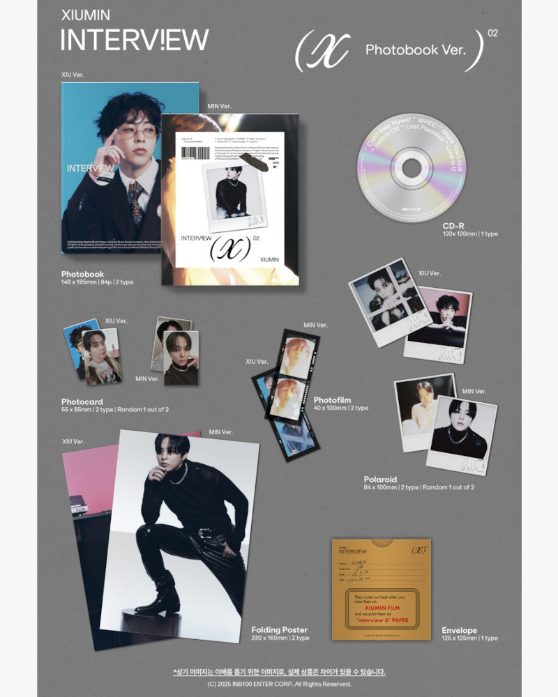 XIUMIN - [Interview X] (Version livre photo) (2 versions)