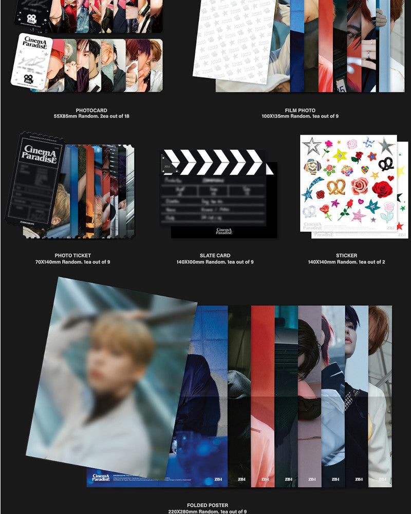 Zerobaseone - 4e mini-album [Cinema Paradise] (version Digipack) (9 versions)