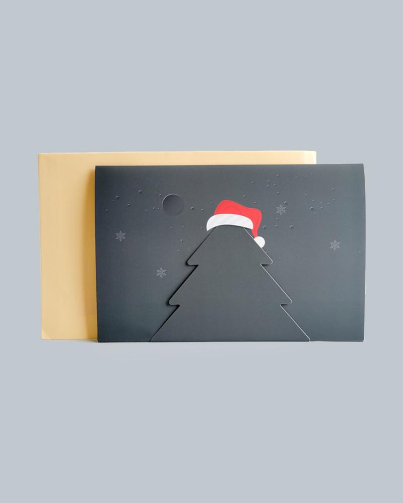 closed view of the Christmas Eve 3D Pop-Up Card