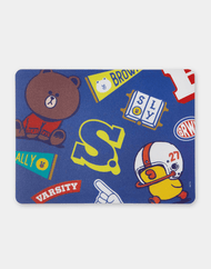 LINE FRIENDS BROWN & FRIENDS University Mouse Pad #Blue