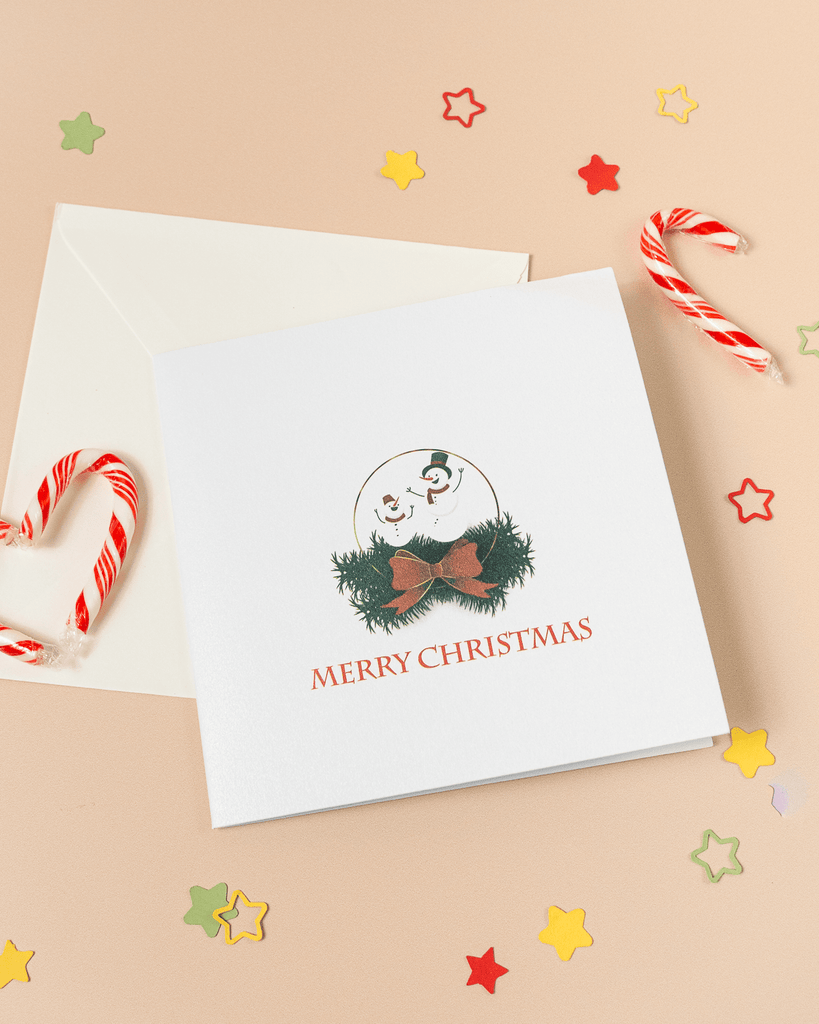 Snowmans 3D Pop-Up Card