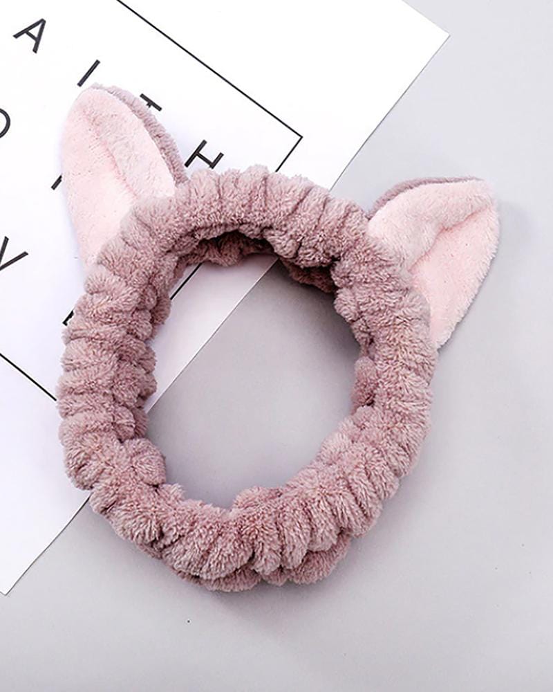 Bandeau doux avec oreilles de chat