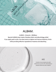 Masque en tissu au pH acide doux Abib #Aqua Fit