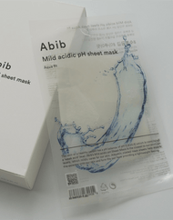 Masque en tissu au pH acide doux Abib #Aqua Fit