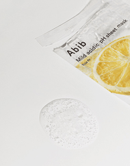 Masque en tissu au pH acide doux Abib #Yuja Fit