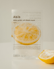 Masque en tissu au pH acide doux Abib #Yuja Fit