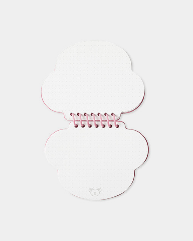 BT21 KOYA Heart Face Spring Note