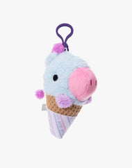 Porte-clés mascotte en peluche BT21 MANG BABY Ice Cream