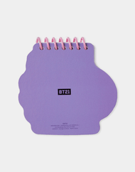 BT21 MANG Heart Face Spring Note