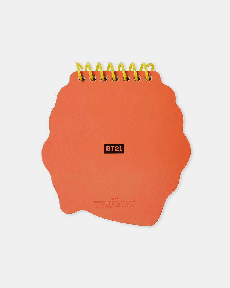 BT21 RJ Heart Face Spring Note