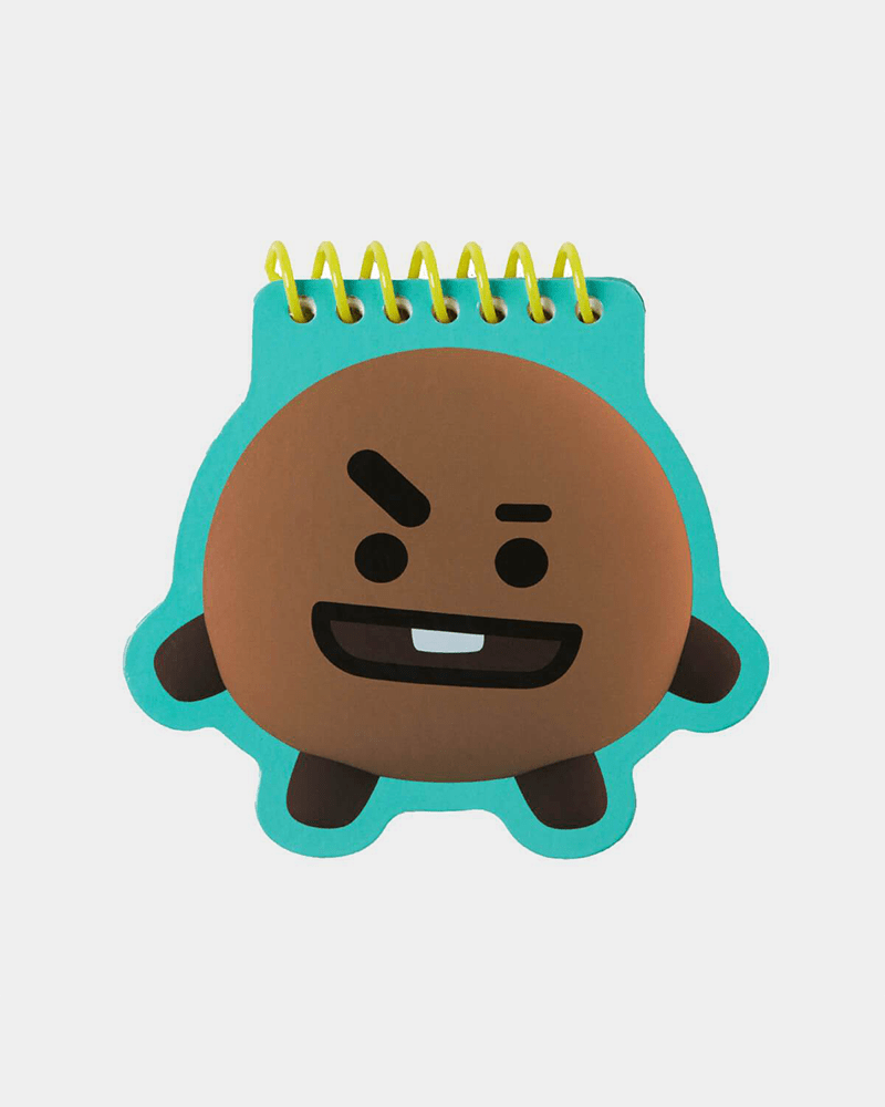 BT21 SHOOKY Heart Face Spring Note